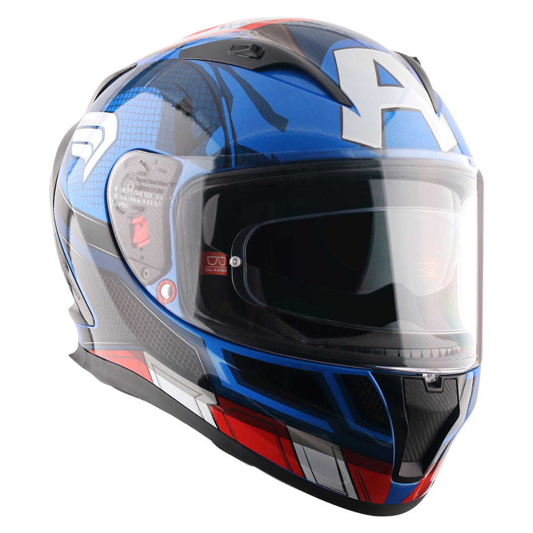 Street Marvel Captain America Helmet - image 4