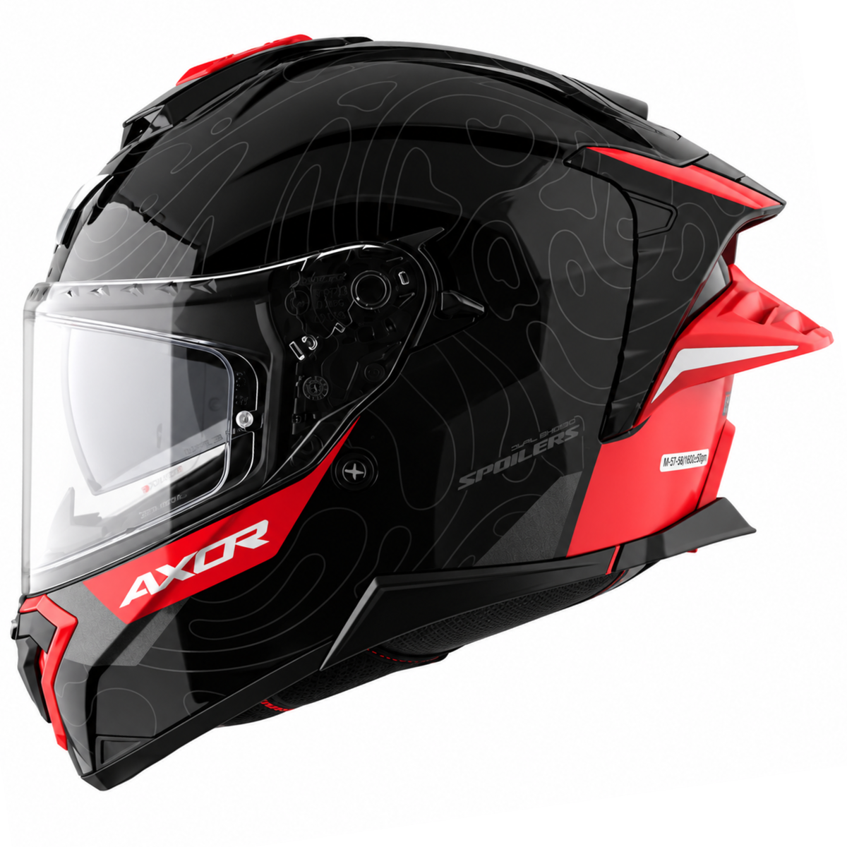 AXOR Brutale Airwaves Full Face Helmet with Dual Spoilers product image 1