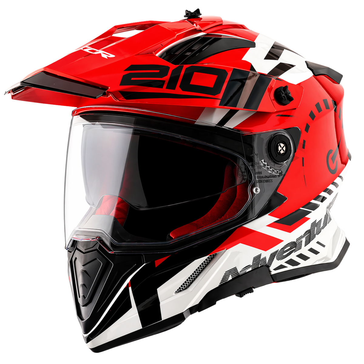 X-Cross Dual Visor Speedometer Helmet additional product image 2