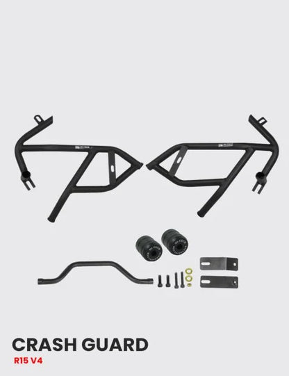 HT EXHAUST Crash guard structure type R15 V4 & R15 M  BLACK