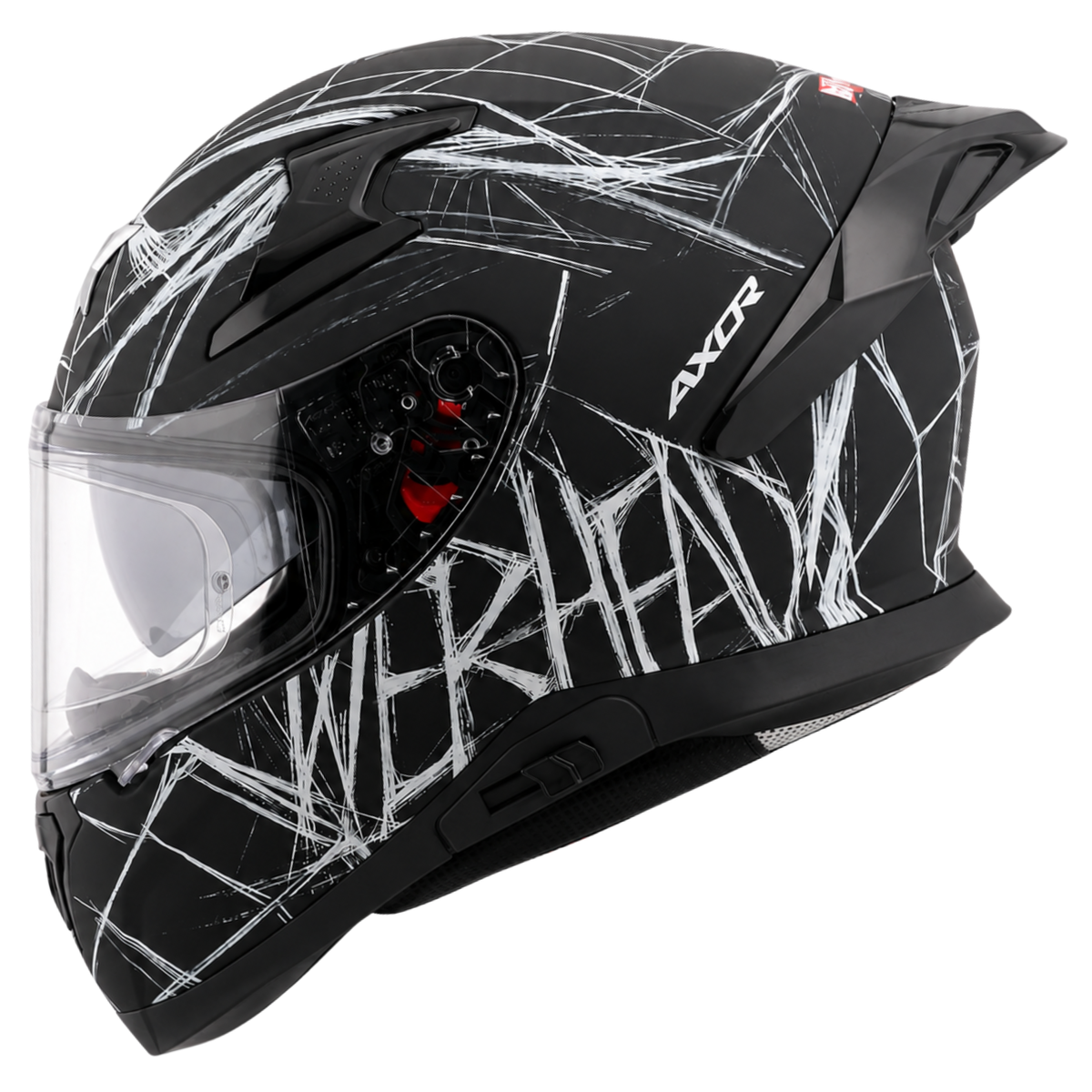 Axor Apex Marvel Spider Man Edition Full-Face Helmet With Spoiler