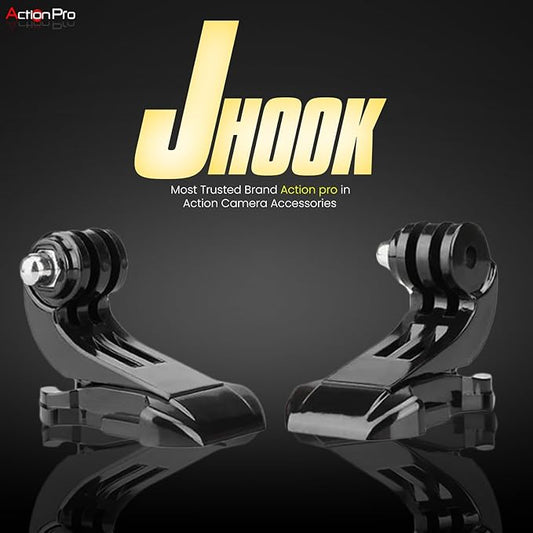J Hook Quick Release Buckle Mount Compatible with GoPro All Series/4k/Eken/AKASO/SJCAM/YI/DJI Insta 360 and Other Action Cameras