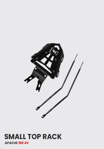 HT EXHAUST Apache RTR 160 4v Top Rack small  plate