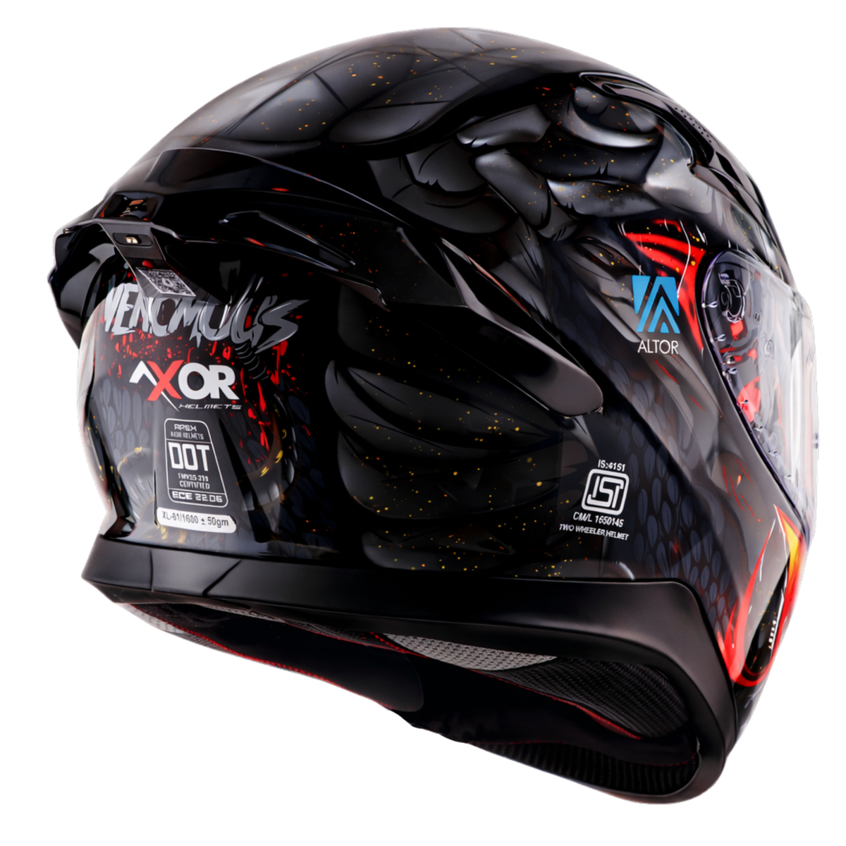 Axor X Altor Apex Venomous Smart Bluetooth Helmet - Image 3