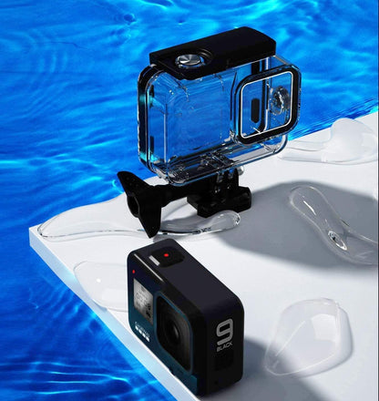 GoPro Waterproof Case Compatible with GoPro HERO9/10/11&12 Black, 60M/196FT Underwater Protective Diving Case