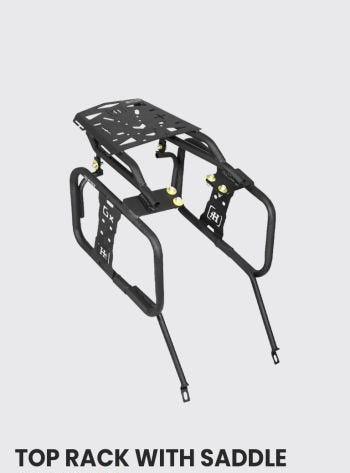 HT EXHAUST  Toprack With Saddle Stay For GIXXER NAKED BS6