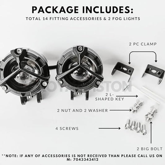 HJG BENZ FOG LIGHT WITH SWTICH