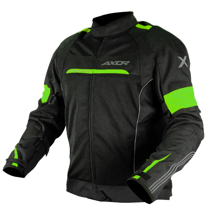 AXOR CRUSIER 2 JACKET BK NEON YELLOW