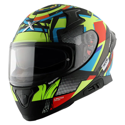 AXOR APEX VIVID HELMET BK NEON YELLOW