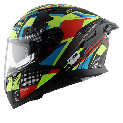 AXOR APEX VIVID HELMET BK NEON YELLOW