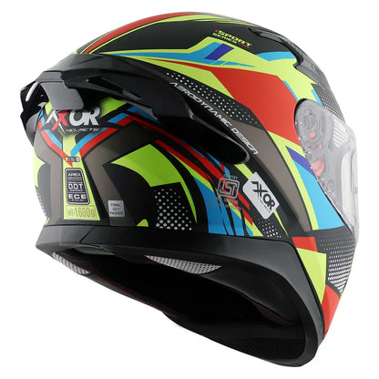 AXOR APEX VIVID HELMET BK NEON YELLOW