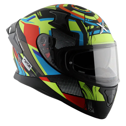 AXOR APEX VIVID HELMET BK NEON YELLOW