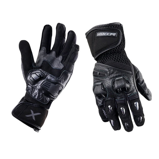 AXOR GATOR RIDING GLOVES BK