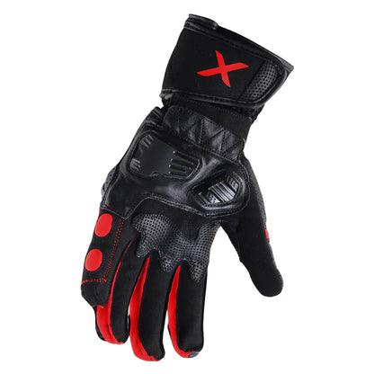 AXOR GATOR RIDING GLOVES BK RED