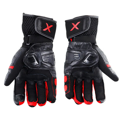 AXOR GATOR RIDING GLOVES BK RED