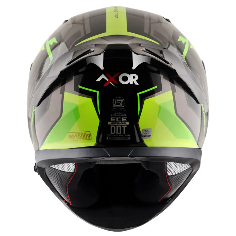 AXOR APEX ROADTRIP BK NEON YELLOW