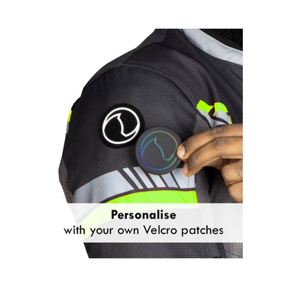 Rynox Air GT 4 Jacket (Grey Hi-viz Green)