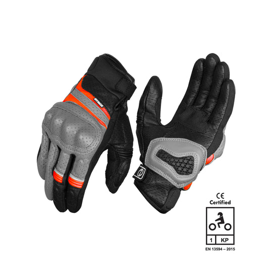 RYNOX AIR GT SP GLOVES  GREY ORANGE