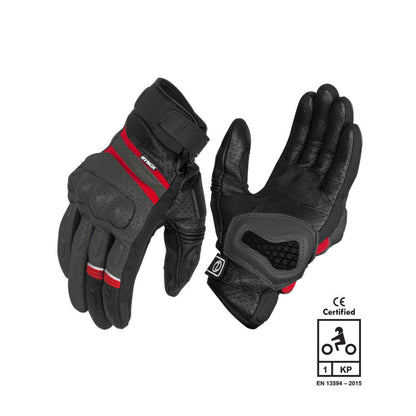 RYNOX AIR GT SP GLOVES  GREY RED