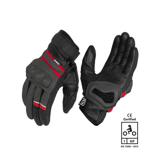 RYNOX AIR GT SP GLOVES  GREY RED