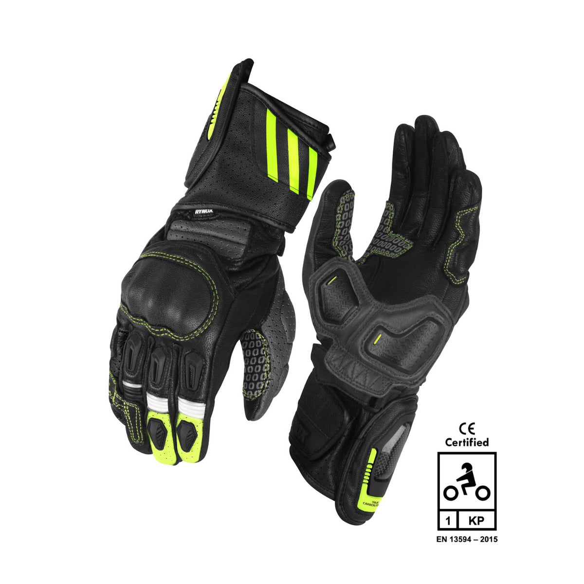 RYNOX STROM EVO 3 GLOVES BK NEON
