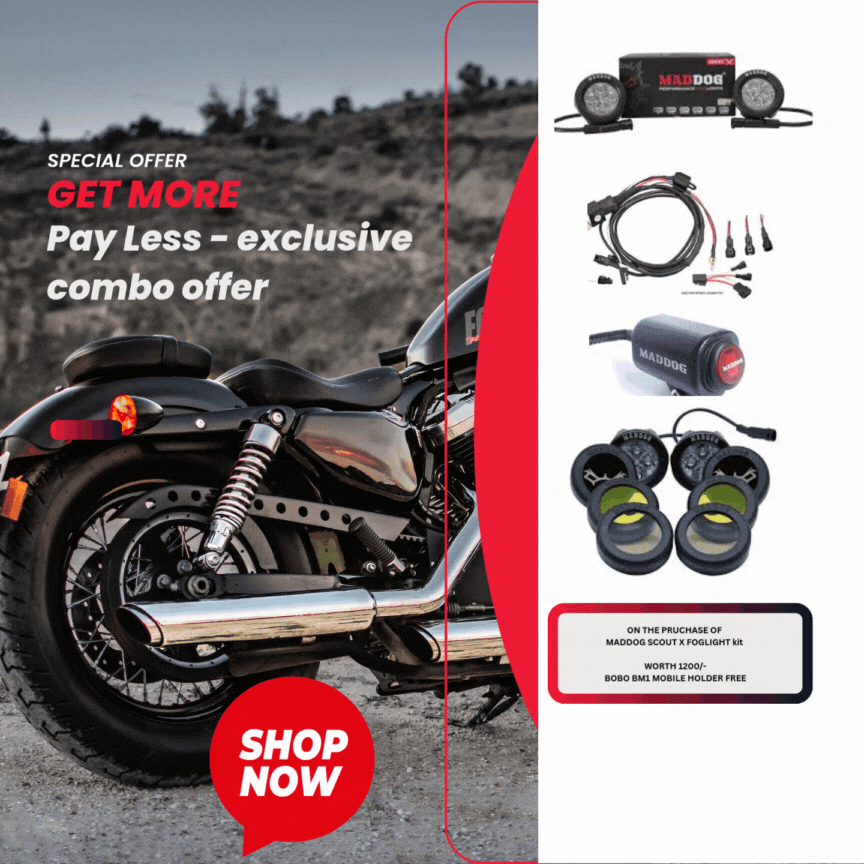 COMBO OFFER MADDOG SCOUT X COMBO KIT WITH BOBO BM4 MOBILE HOLDER FREE
