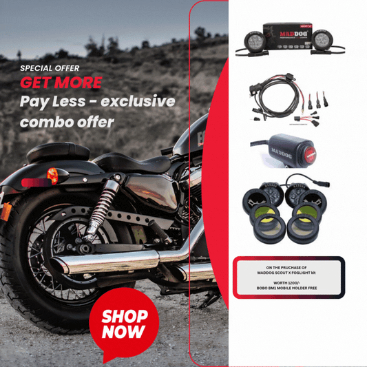COMBO OFFER MADDOG SCOUT X COMBO KIT WITH BOBO BM4 MOBILE HOLDER FREE