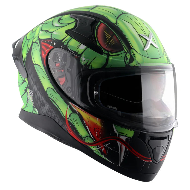 AXOR APEX VENOMOUS BK NEON GREEN