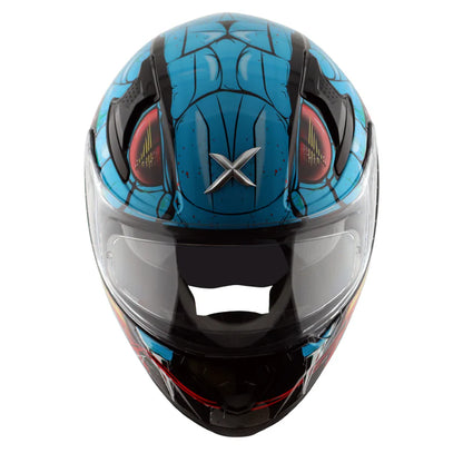 COMBO OFFER AXOR APEX VENOMOUS BK NEON BULE WITH BULETHOOTH HEADSET
