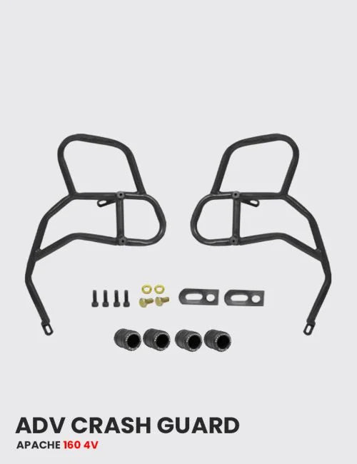 HT EXHAUST ADV Crash Guard for Apache RTR 160/200 4v with 4 Metal Slider