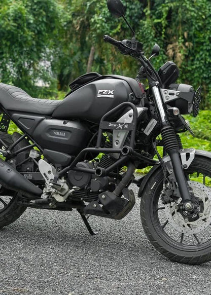 HT EXAUST ADV CRASH GUARD FOR FZ-X WITH METAL SLIDER