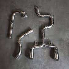 HT EXHAUST R15 V3 Dual Exhaust System Pipe Stainless Steel