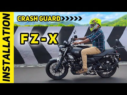 HT EXAUST ADV CRASH GUARD FOR FZ-X WITH METAL SLIDER