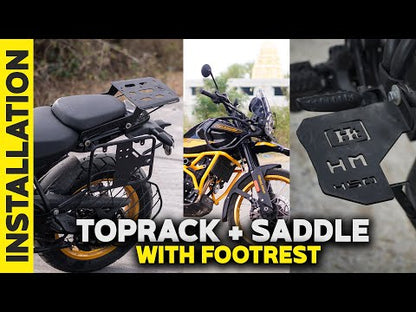 HT EXHAUST HIMALAYAN 450 TOP RACK WITH SADDLE STAY